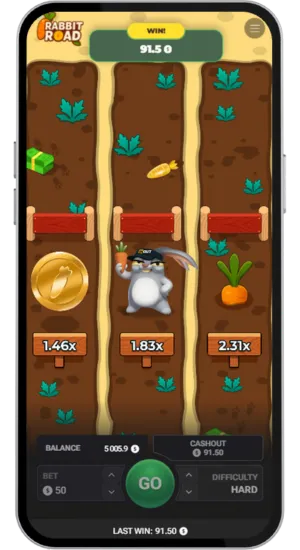 Rabbit Road udana runda na Hard