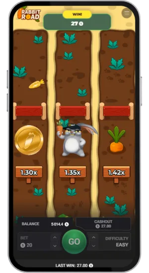 Rabbit Road wygrana na Easy