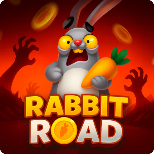 Rabbit Road slot logo